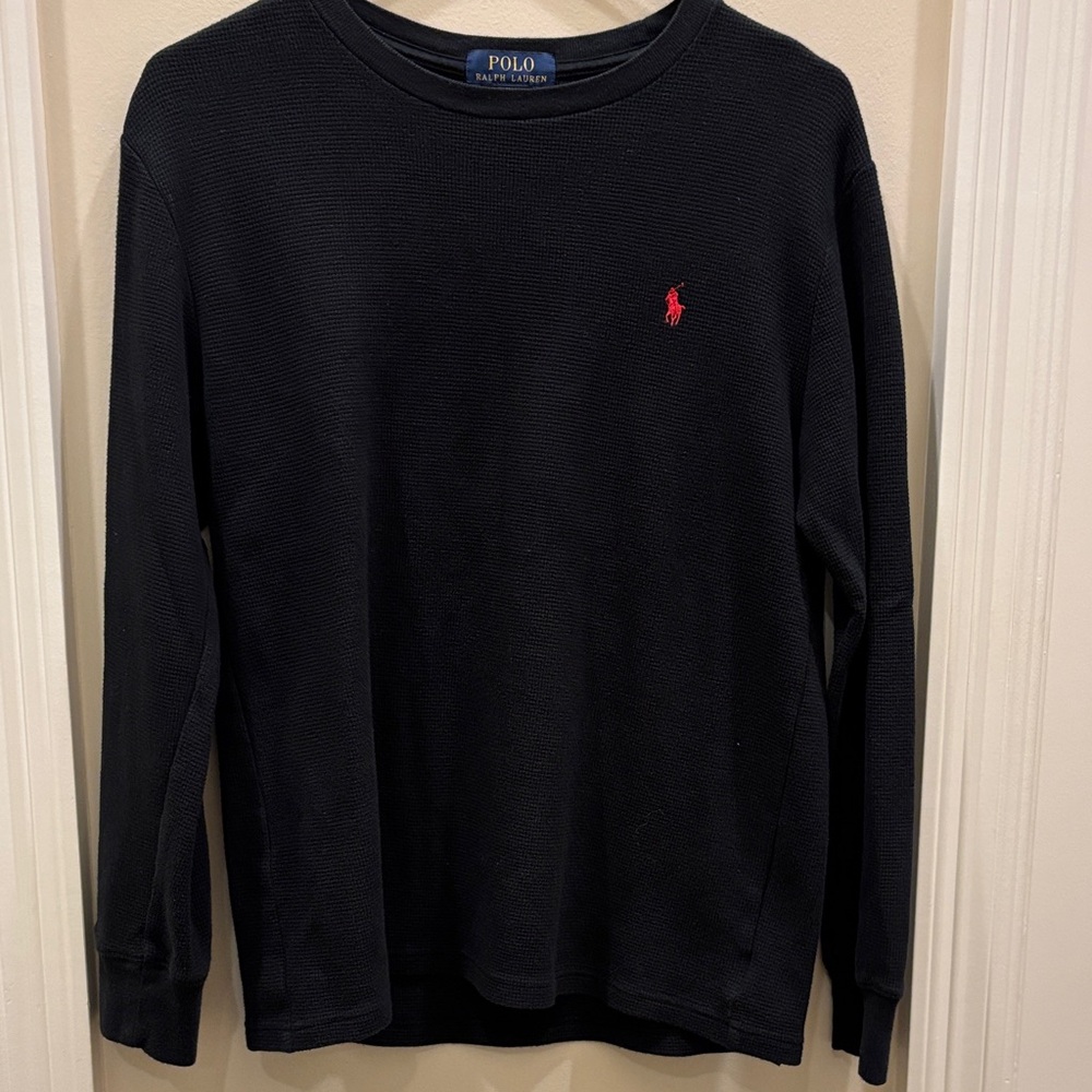 Polo by Ralph Lauren Black Long Sleeve Tee